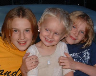 Melissa, James and Ellie, 2004