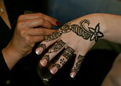 mendhi handpainting