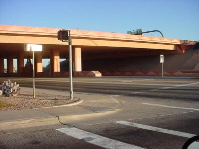 101 Pima northbound<br>at McDowell road offramp