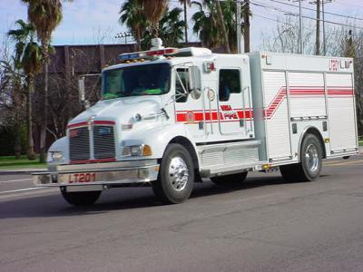 firetruck in Mesa