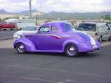 purple 5 window coupe