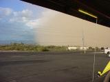 then the dust  storm came rolling in !!