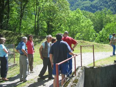 Zona imbarco alla cantralina - fine gole