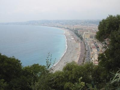 view of Nice- Promenade de Anglais