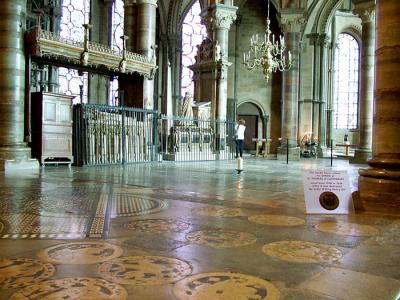 Site of St Thomas Becket's tomb untill 1538 when it was distroyed on orders from King Henry VIII