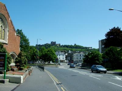 A view of the Castle from near the Train Station