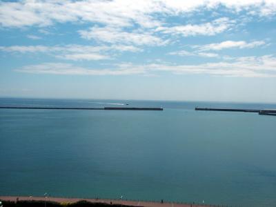 Looking out at the Straits of Dover