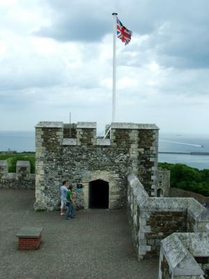 On the Roof of Henry II's keep