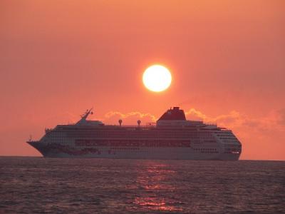 P1010513 cruise ship sunset.JPG