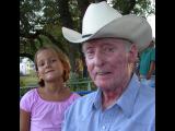 Kate and Papa John at the Fourth of July Rodeo