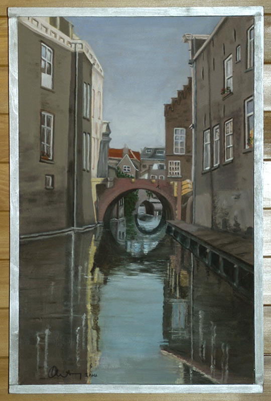Ayras painting - Canal in sHertogenbosch