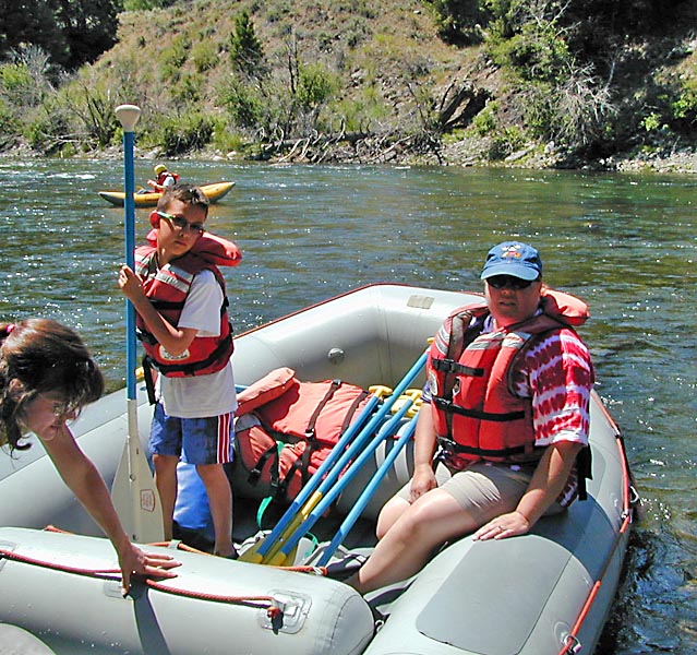 Eva & Sams 1st Rafting Trip, Salmon River, Stanley ID