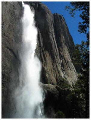 Yosemite Falls Sideview