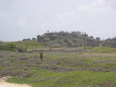 Landscape on northeastern side of island