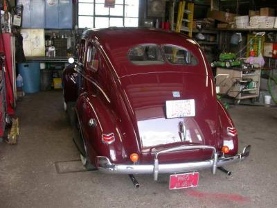 1940 Ford in Texaco Station - belonged to Symons' grandfather