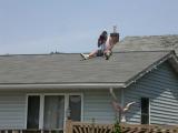 Photographer on house next door