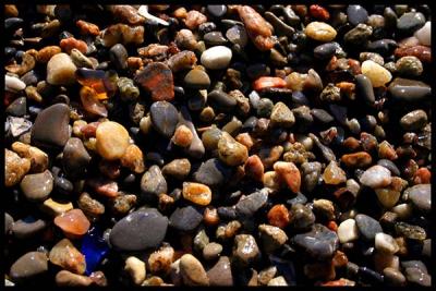 patterns on the beach