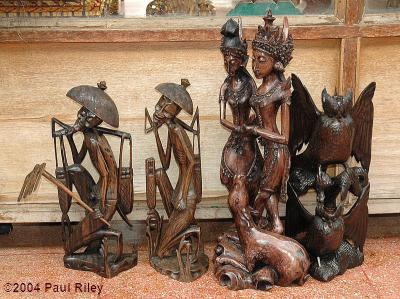 Carvings from Bali