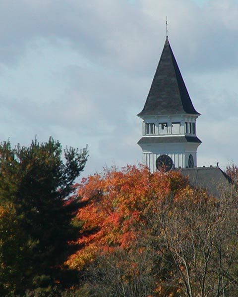 Church Tower in Hollis, NH