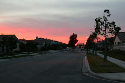 Neighborhood sunset 2004