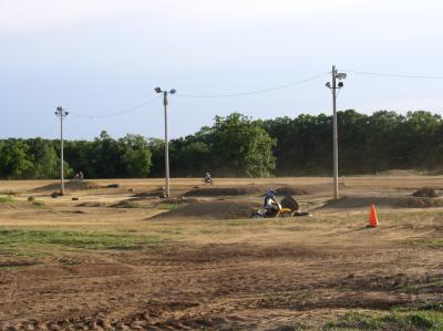 Ben practicing #1 (in the far background)