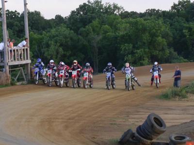 Josh (#67) lining up for his first heat