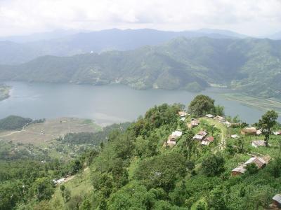 Pokhara, Sarangkot Hill - Paragliding