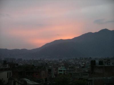 Kathmandu At Sunset