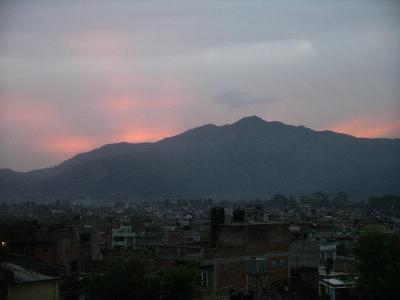 Kathmandu At Sunset