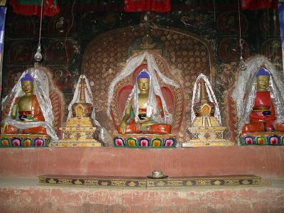 Gyantse - Dzong Castle - Inside Temple