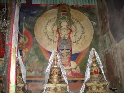 Gyantse - Dzong Castle - Inside Temple