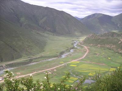 Drigung Til Monastery - View From Monastery