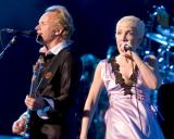 Sting and Annie Lennox