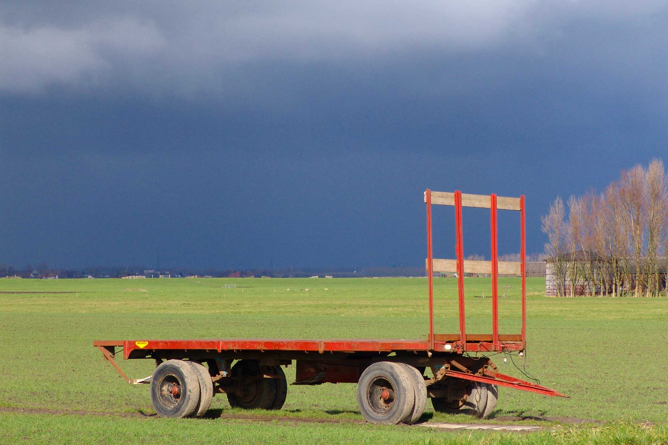 Red truck