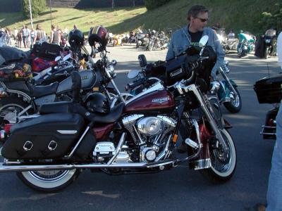 Allens Roadking with new fairing.JPG