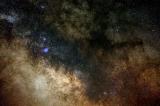 Colour of M8, the Lagoon Nebula