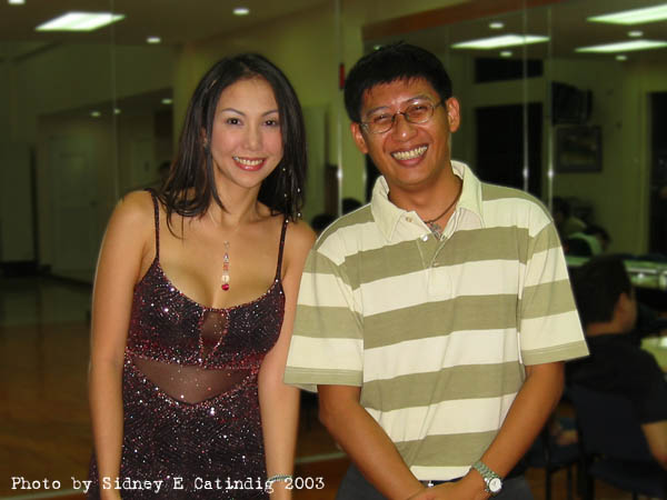 Maureen Larrazabal and me at the companys 40th Year Anniversary bash