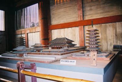 Model of the Todaiji Temple complex