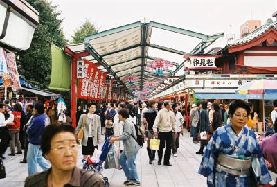 Street Shot Shinjoji Temple Tokyo
