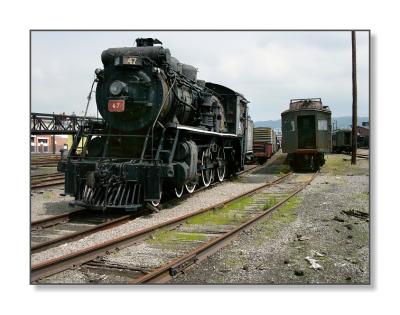 <b>In the Trainyard</b><br><font size=2>Steamtown NHS<br>Scranton, PA