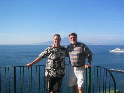 Overlooking Bay of Sorrento