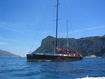 One of many boats at Capri
