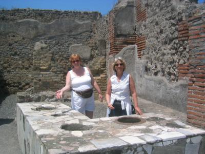 A pastacheria ruin at Pompeii
