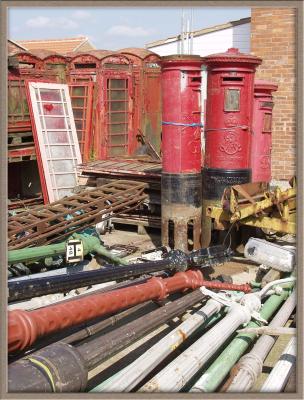 Telephone and Post Box Scrap Yard