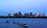 Skyline at dusk
