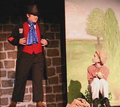 Scene from Oliver Twist play in Jim Thorpe