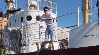 Don on the Light Ship at the Maritime Museum