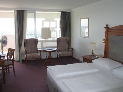Our room at the Sheraton - very comfy!
