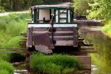 An old canal sightseeing barge