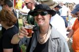 Festgoer and homebrewer Scott Schabilon enjoys a real ale
